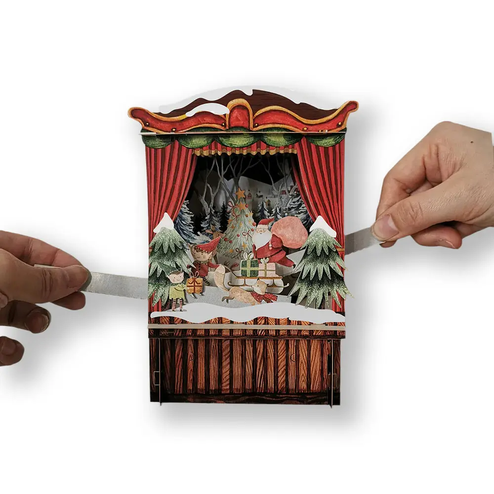 3D Pop-Up Wenskaart Theater