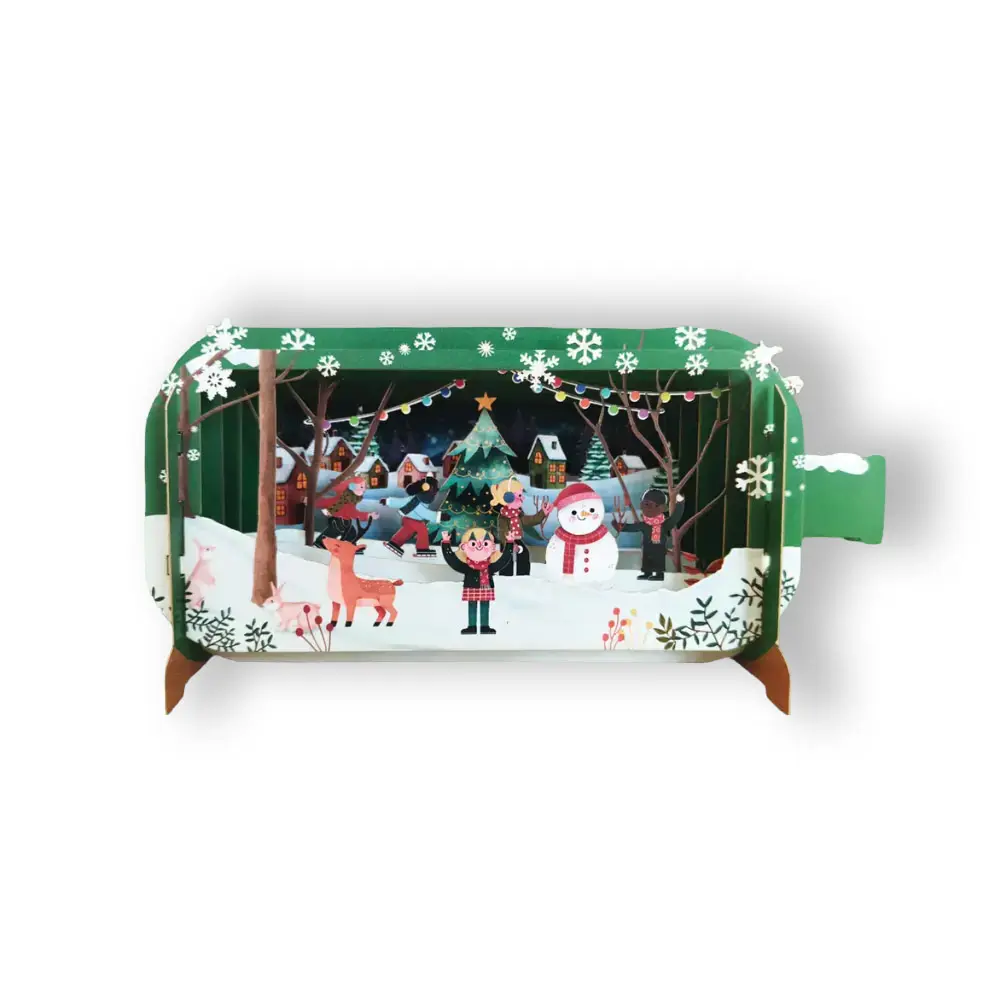 3D Wenskaart Message in a Bottle - Kinderen