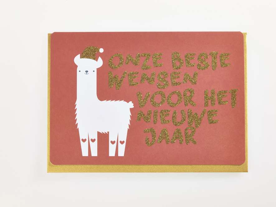 Wenskaart ET - Onze beste wensen voor het nieuwe jaar