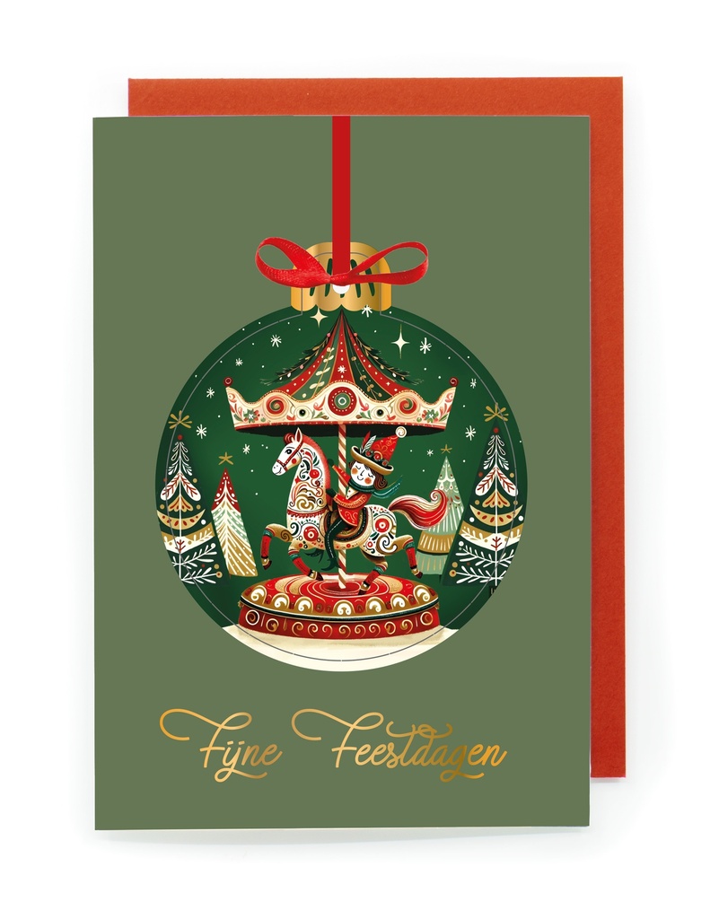 Doosje 8 wenskaarten - Fijne Feestdagen Magica 7569