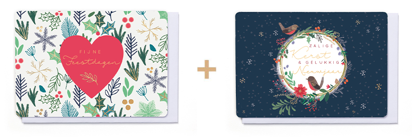 Box 10 wenskaarten - 2 designs Laura Darrington 