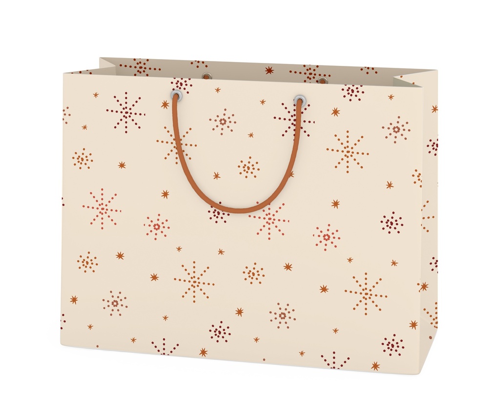 Geschenkzakje Sterren 22 x 18 cm