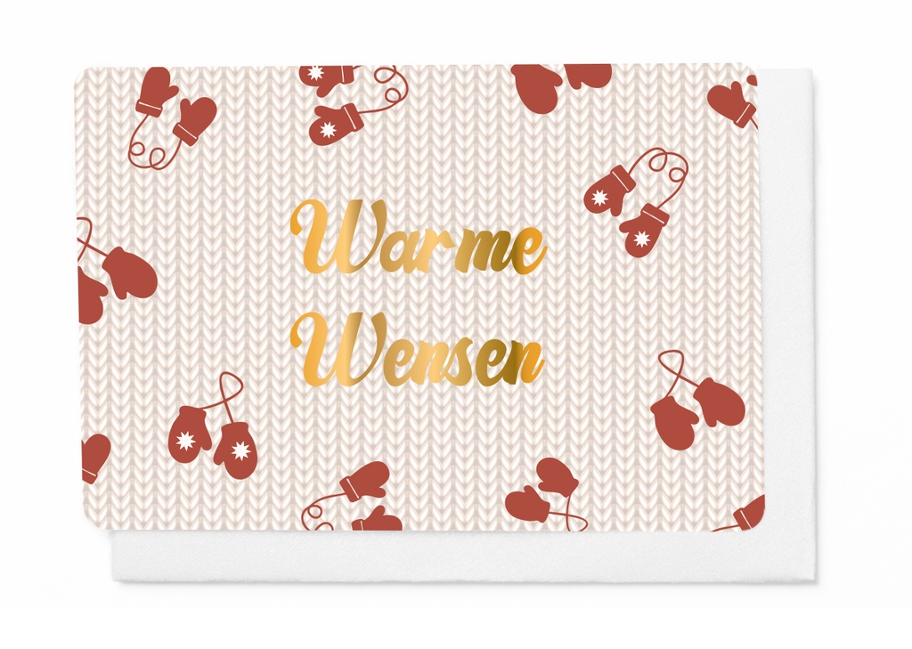 Pakje 5 wenskaarten - Warme Wensen