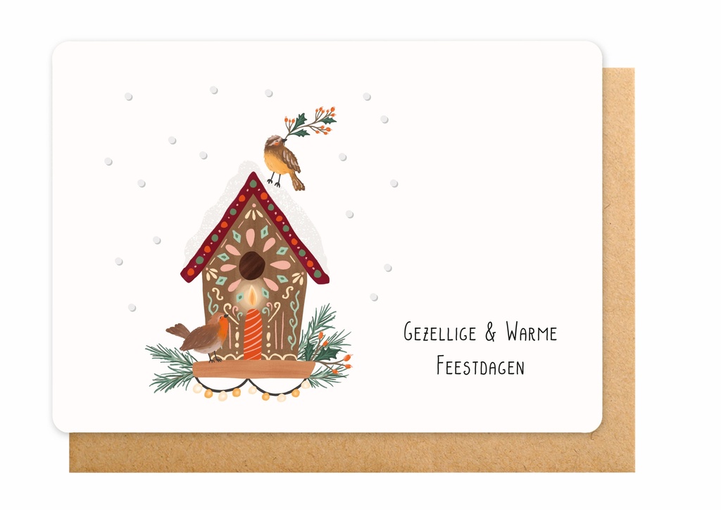 Wenskaart ET - Gezellige & Warme Feestdagen 
