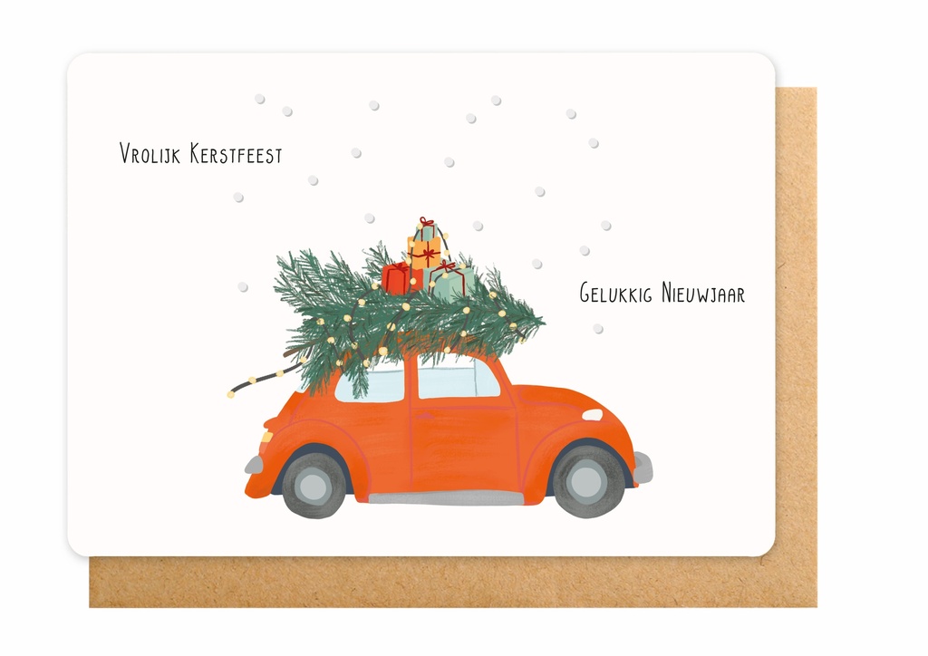 Wenskaart ET - Vrolijk Kerstfeest & Gelukkig Nieuwjaar