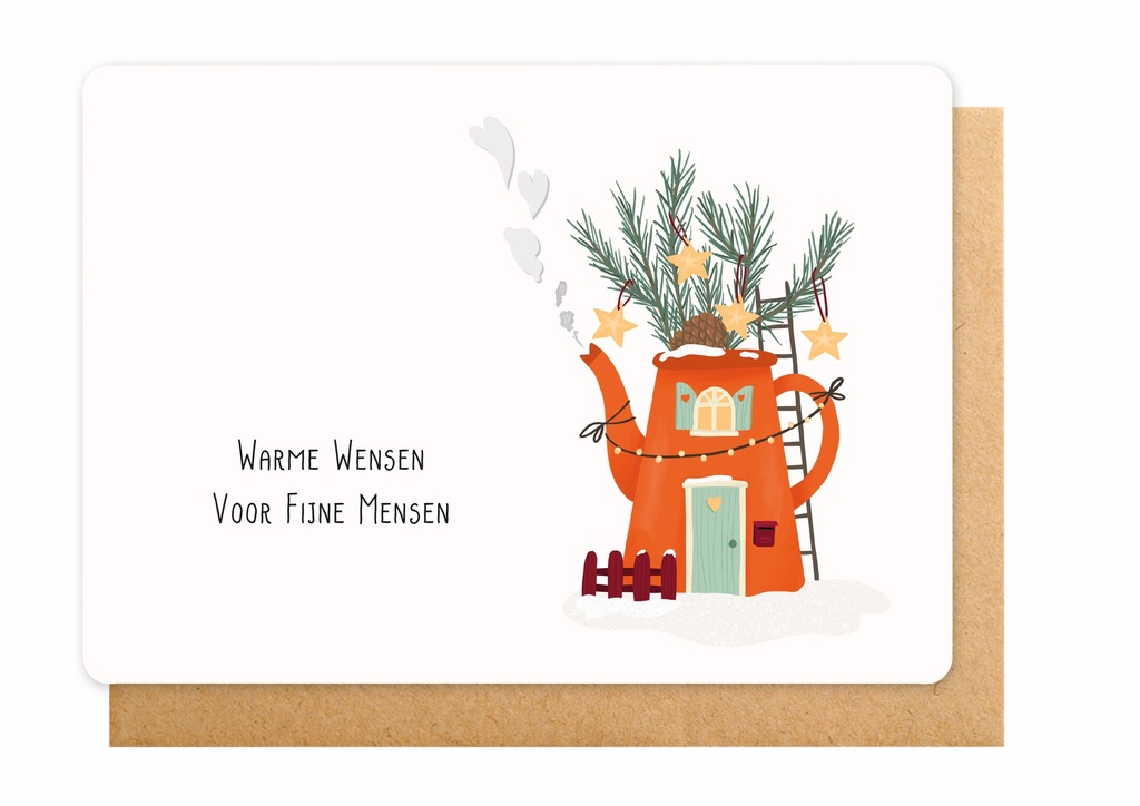 Wenskaart ET - Warme wensen voor fijne mensen 