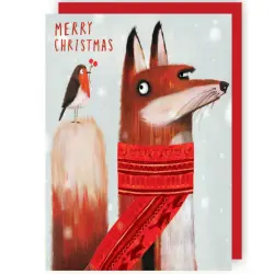 Wenskaart CR - Kerst Vos
