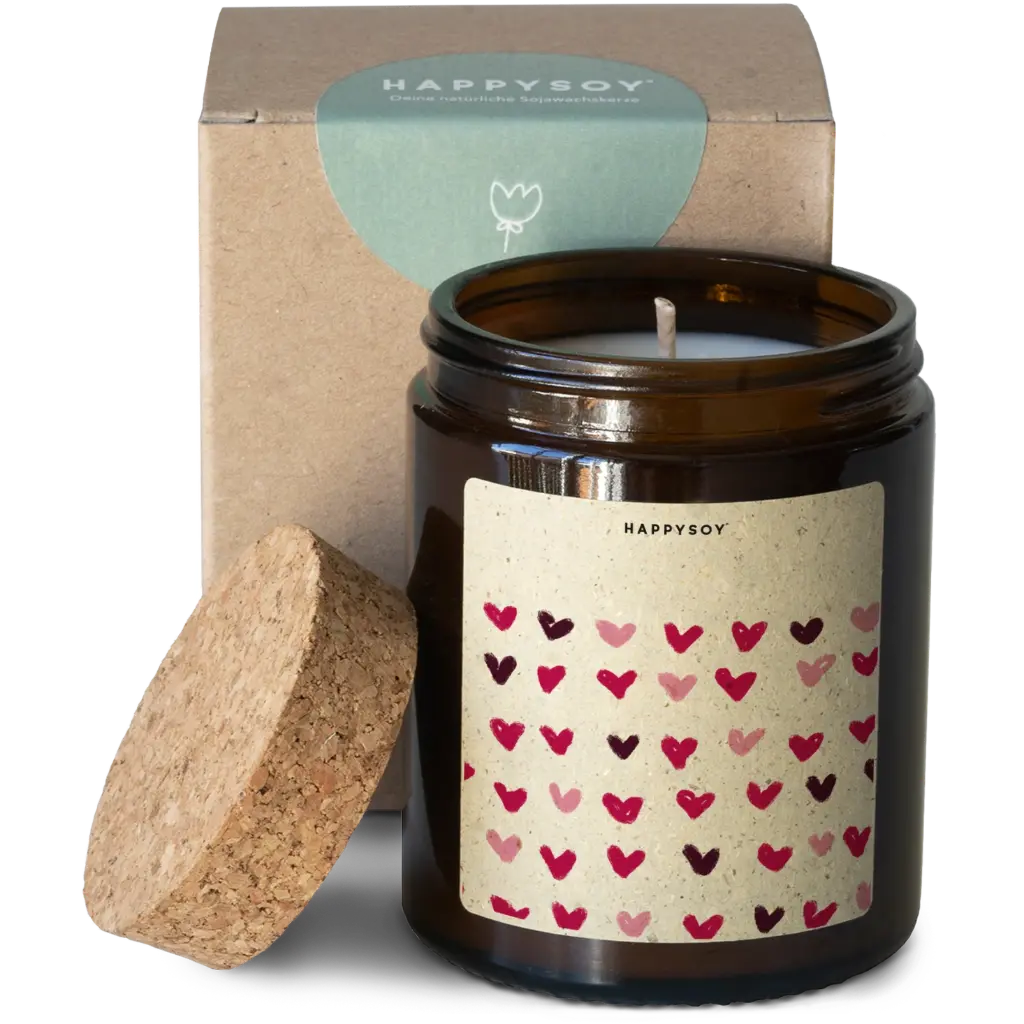 Geurkaars - hartjes