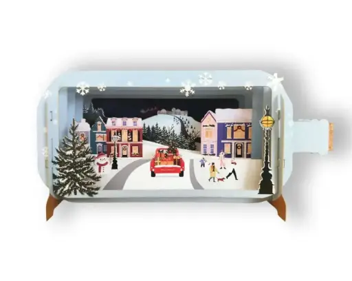 [AJDXMIB135] 3D Wenskaart Message in a Bottle - Auto