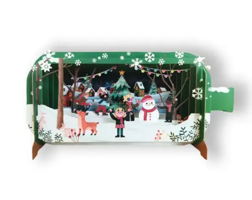 [AJDXMIB139] 3D Wenskaart Message in a Bottle - Kinderen