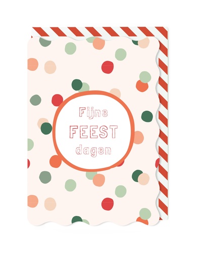 [ETTW7573] Doosje 8 wenskaarten TW - Fijne Feestdagen