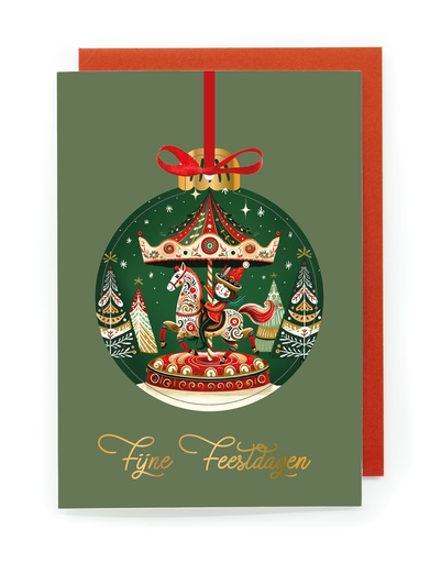 [ETMG7569] Doosje 8 wenskaarten - Fijne Feestdagen Magica 7569