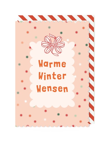 [ETTW7576] Doosje 8 wenskaarten TW - Warme Winter Wensen
