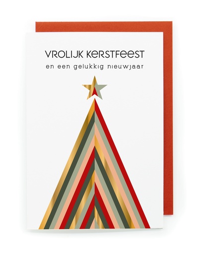 [ETJJ7564] Doosje 8 wenskaarten JJ - Vrolijk Kerstfeest en een Gelukkig Nieuwjaar