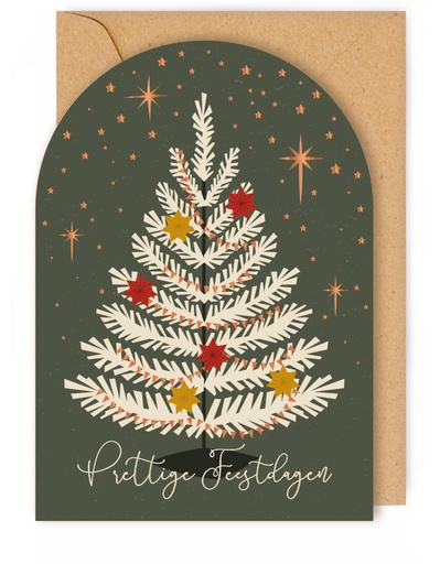 [ETDTE7552] Doosje 8 wenskaarten DTE - Prettige Feestdagen