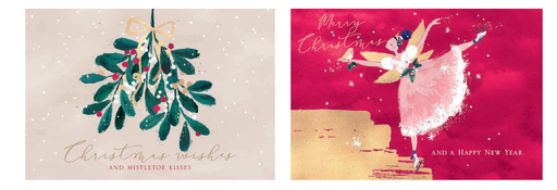 [ETSW02] Box 10 wenskaarten - 2 designs Swan Lake 