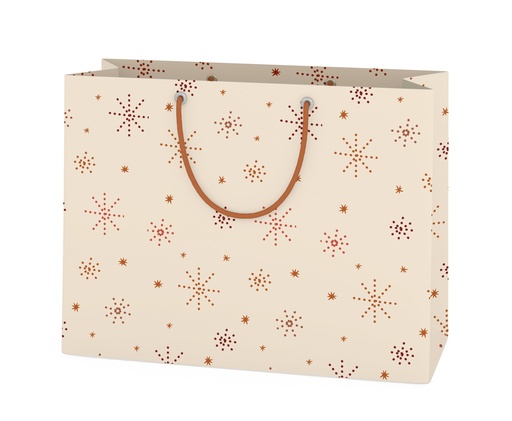 [ETGB34 22 x 18] Geschenkzakje Sterren 22 x 18 cm