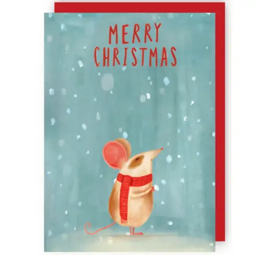 [CRX024] Wenskaart CR - Kerst Muis 